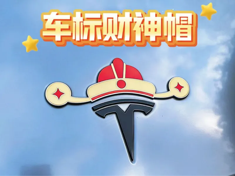 车标财神帽