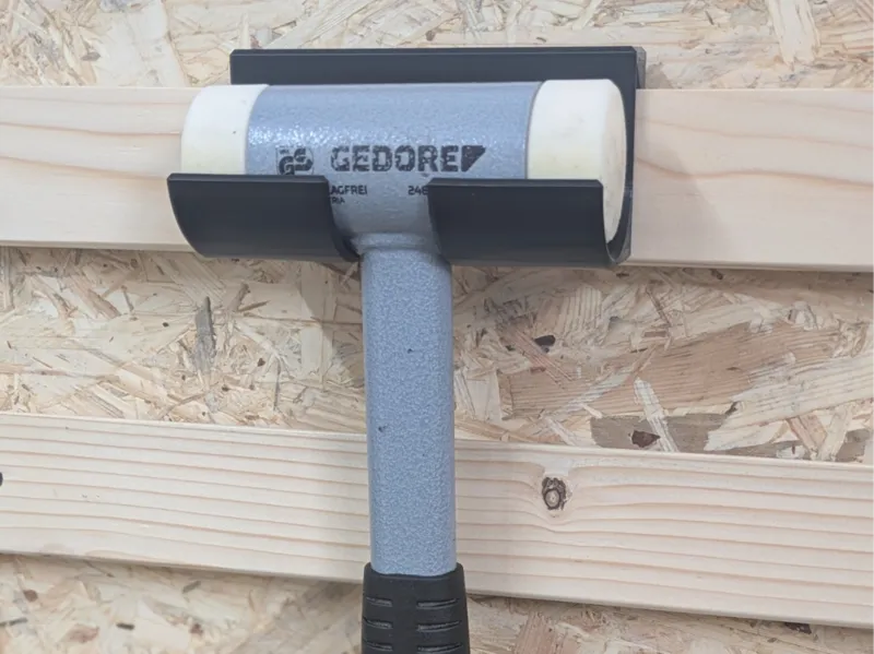 Halter French Cleat Gedore Rückschlagfreier Hammer
