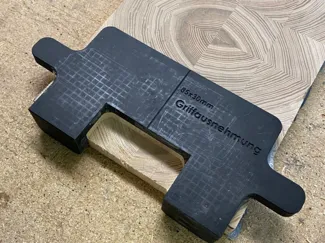 CuttingBoard Finger Groove Template/Griffschablone