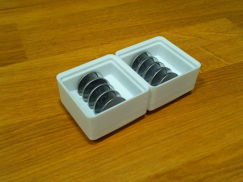 Gridfinity Coin Battery Cell box (CR2025, CR2032)