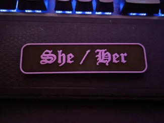 Gothic Pronoun Badges