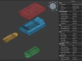 Parametric Fingerboard Molds Generator 