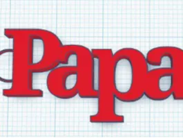 porte clés papa