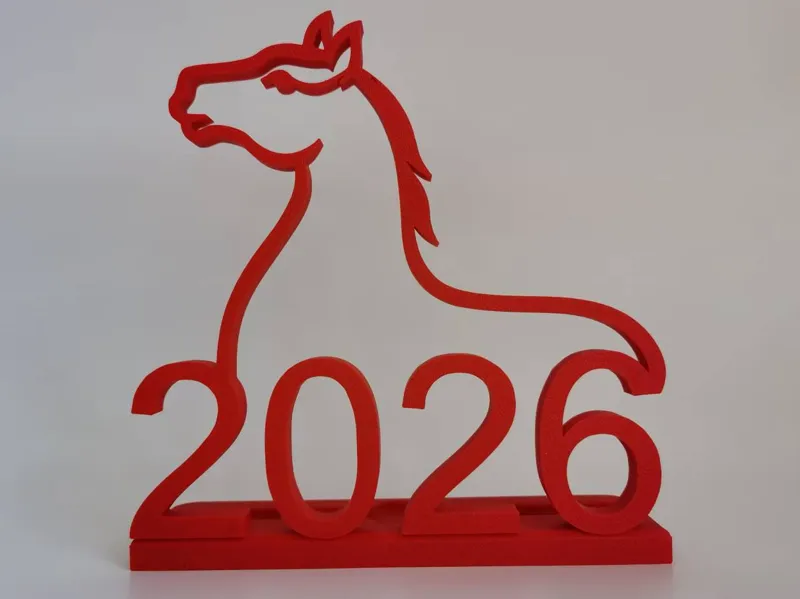 简约风 迎春马 2026 笔搁摆件
