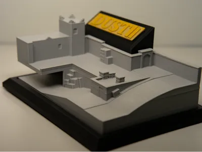 CS2 Dust II Desk Diorama