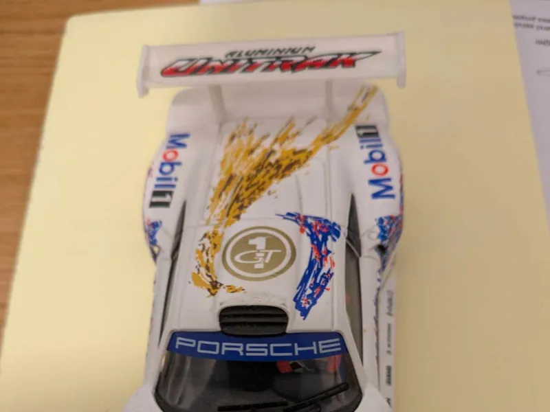 Porsche 911 GT1 Slot Car Replacement Spoiler