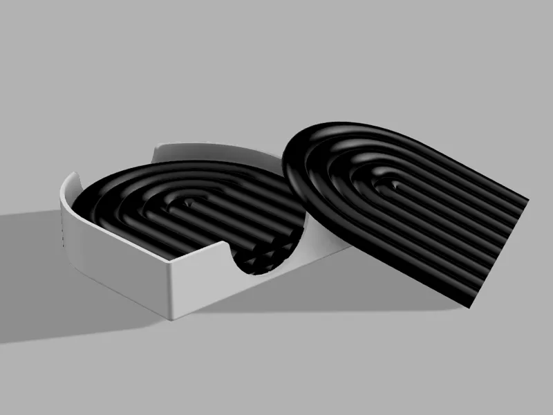 Semicircle coasters