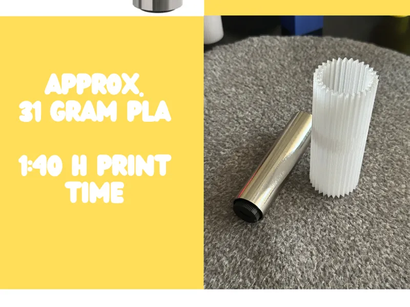 Edgy and easy printable leg cover IKEA Ösarp leg