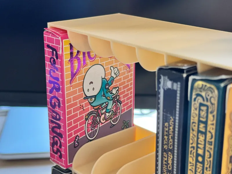 Display Stand for 22 Bicycle Playing Card Decks