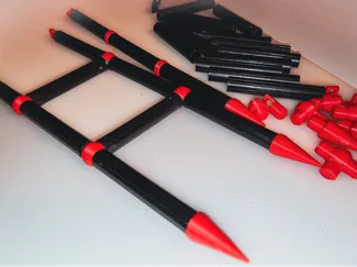 Eco Plant Support Connectors for Poop-Bag Cores