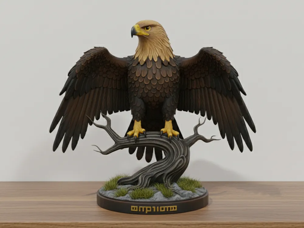 Eagle Statue - Free 3D Print Model - MakerWorld