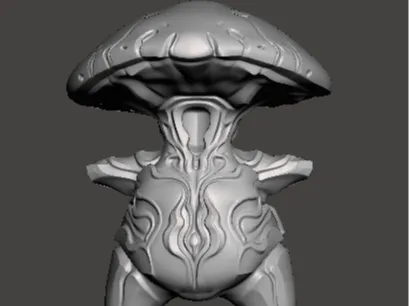Figurine mushroom Nokko Warframe