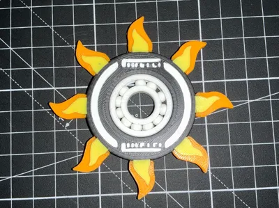 Tire fidget spinner