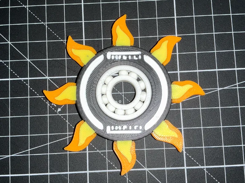 Tire fidget spinner 