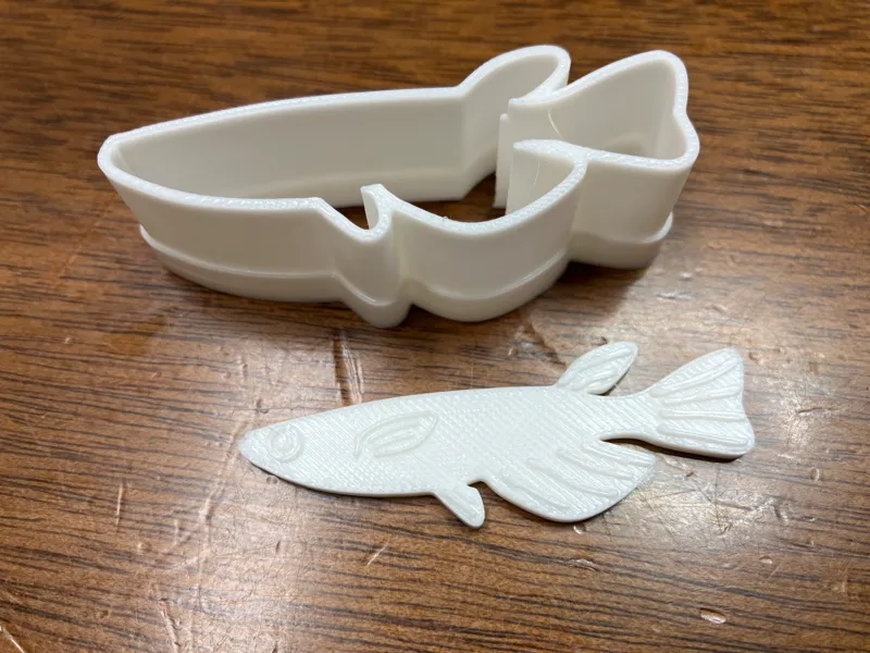 Medaka cookie cutter
