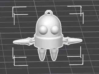 Repo Bot Crouched Key Chain
