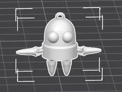 Repo Bot Crouched Key Chain