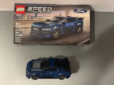 LEGOs Speed Champions Ford Mustang Wall Mount