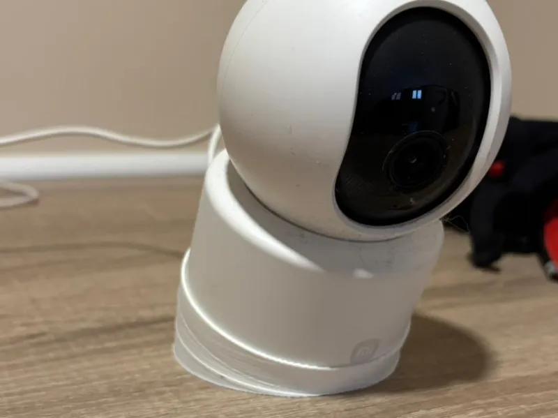 Angled stand for a Xiaomi Cam