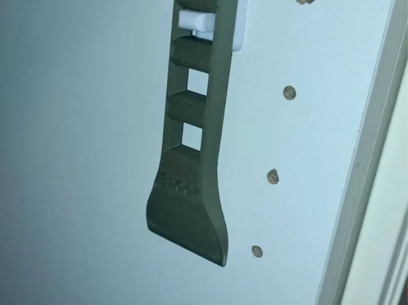 3D gedruckter Schaber + Halterung