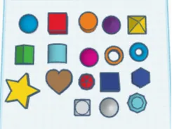 19 test shapes