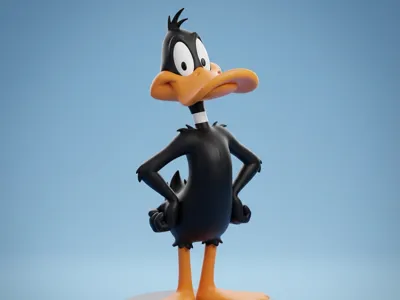 Daffy Duck - Free 3D Print Model - MakerWorld
