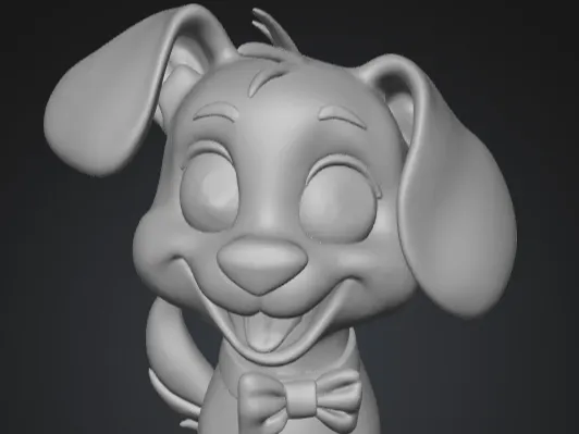 Cute Dog (Made In Blender)
