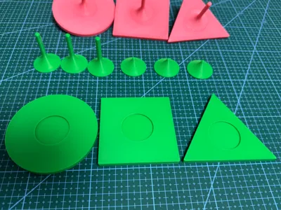 Second Grade Math Movement of Shapes Gyro Fidget Spinner Teaching Aid