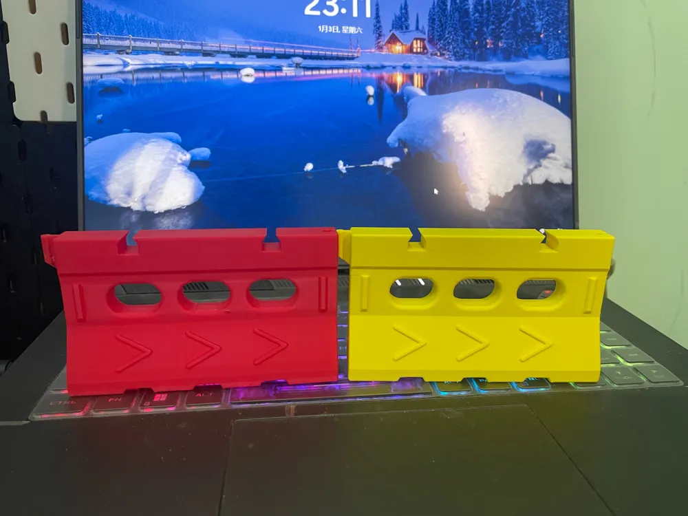 1:4 scale water barrier - Free 3D Print Model - MakerWorld