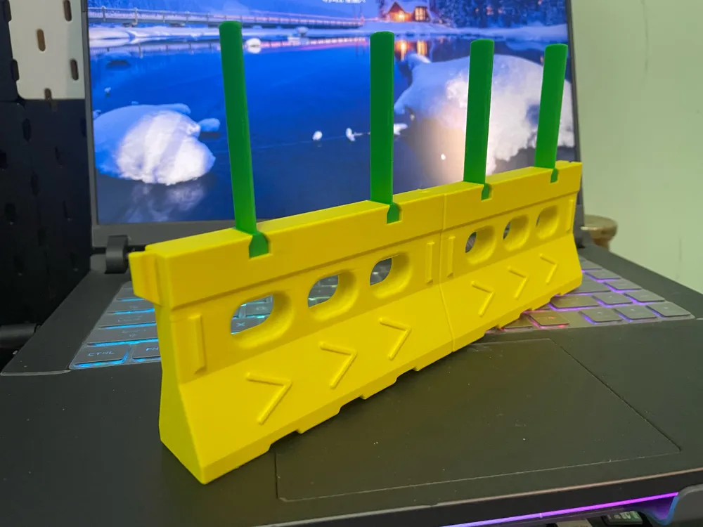 1:4 scale water barrier - Free 3D Print Model - MakerWorld
