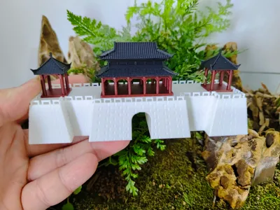 New Style Ancient City Gate Tower
