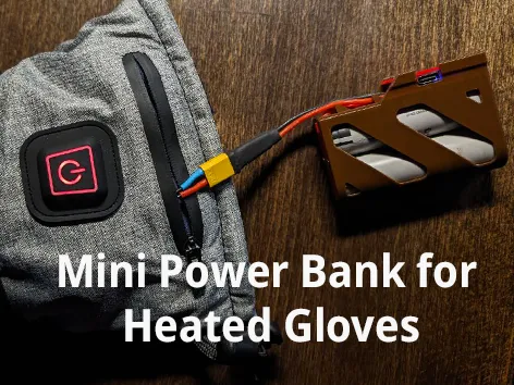 Mini Power Bank for Heated Gloves