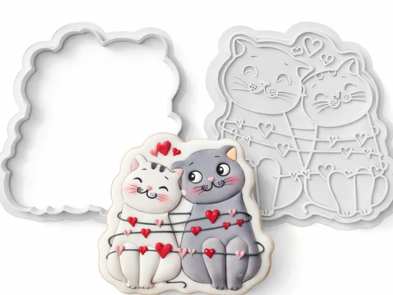 Cats in love cutter