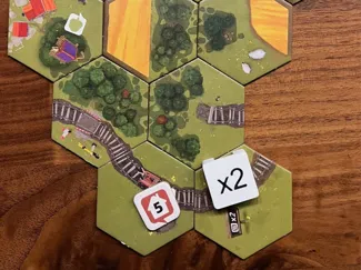 Double Marker for "Dorfromantik"