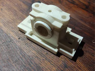 Antique transmission shaft bearing from 1892