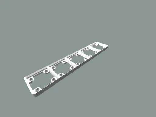 Gridfinity 5x1 Magnets 6x3 mm