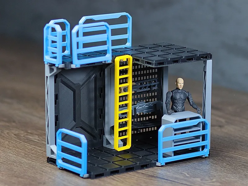 Modular Sci-fi Hangar Garage 