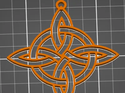 Witch's Knot Pendant or keychain
