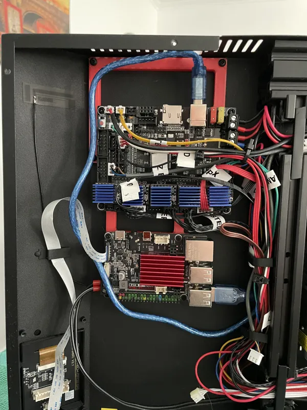 Custom Board mount  Artillery Genius + BTTPi v1.2