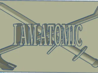 porte-clé i am atomic