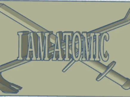 porte-clé i am atomic