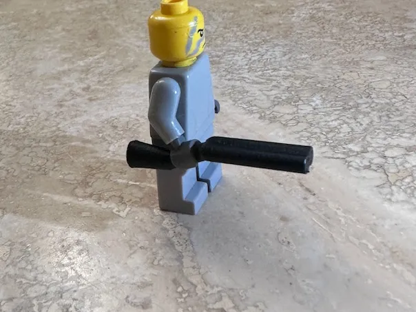 Le-go sawed off shotgun and double barrel shotgun 