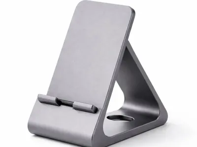 Phone Stand Sleek Minimal 3D Printable No Supports