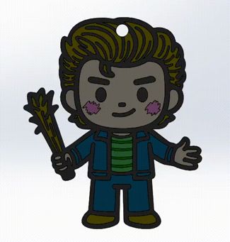 Stranger Things Steve Harrington - Keychain