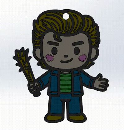 Stranger Things Steve Harrington - Keychain