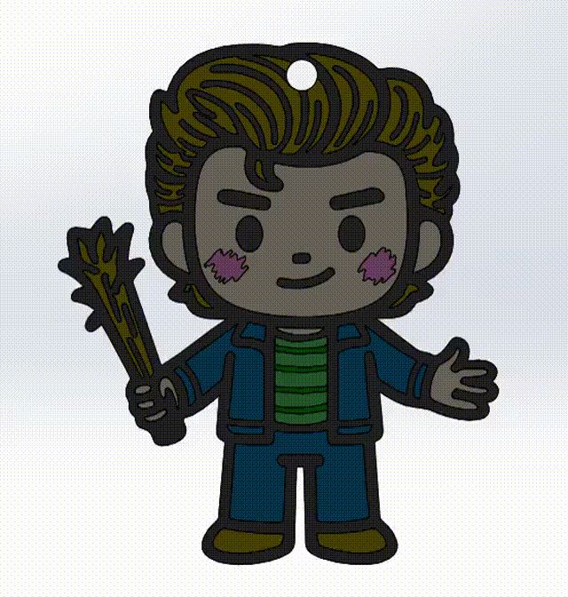 Stranger Things Steve Harrington - Keychain