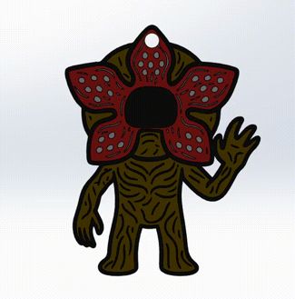 Stranger Things Demogorgon - Keychain