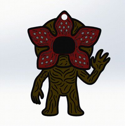 Stranger Things Demogorgon - Keychain