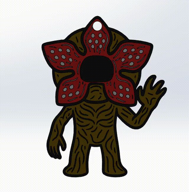Stranger Things Demogorgon - Keychain