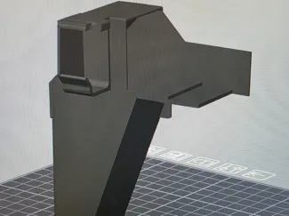 Anycubic kobra 3 poop deflector with shoot